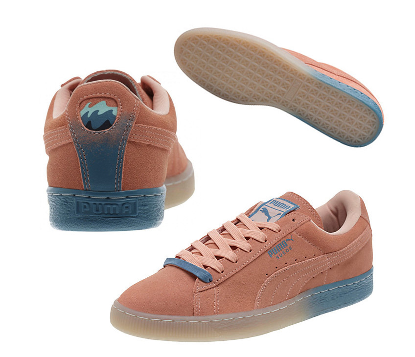puma suede rose corail